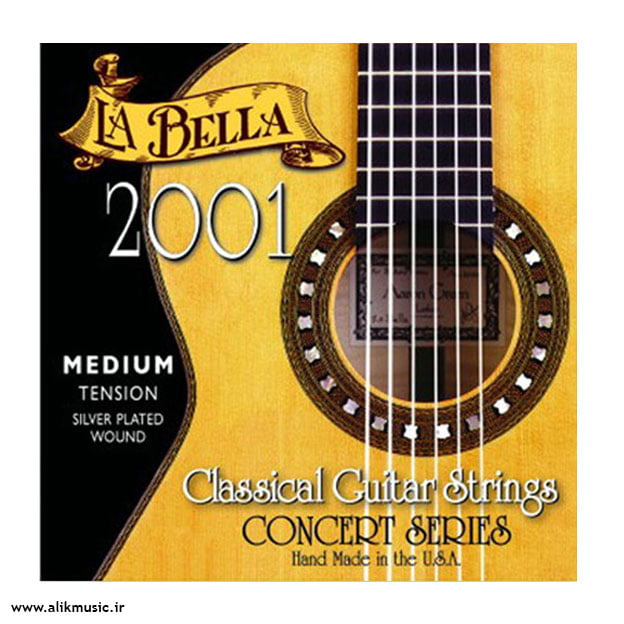 Strings La Bella 2001 medium tension classical guitar