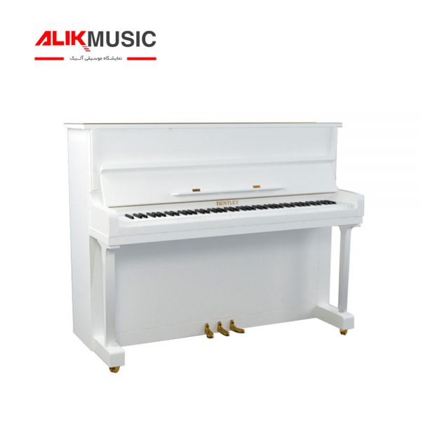 قیمت خرید پیانو بنتلی مدل B1-120 رنگ سفید پولیش